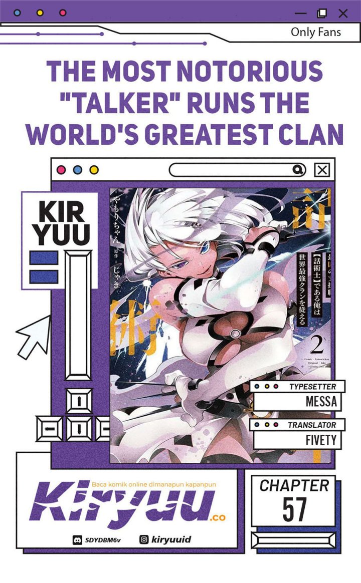 The Most Notorious “Talker” Runs the World’s Greatest Clan Chapter 57 Bahasa Indonesia