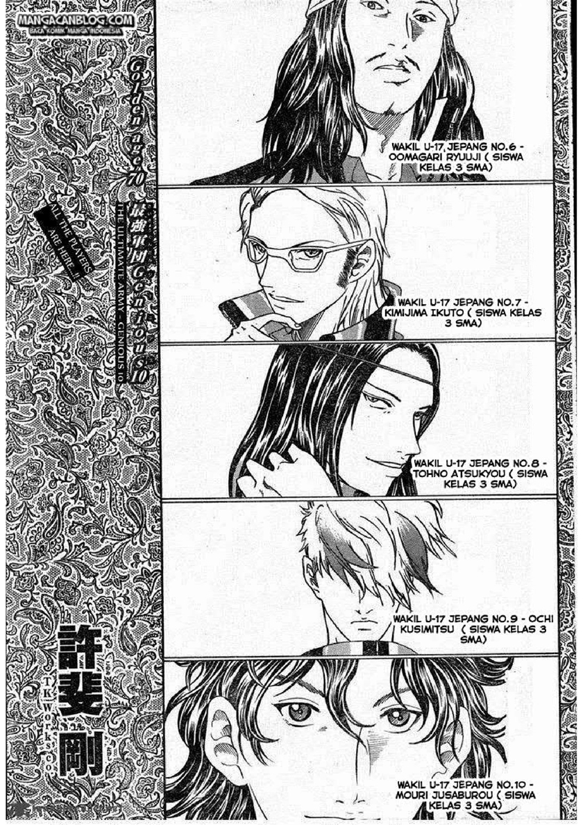 The New Of Prince Tennis chapter 70