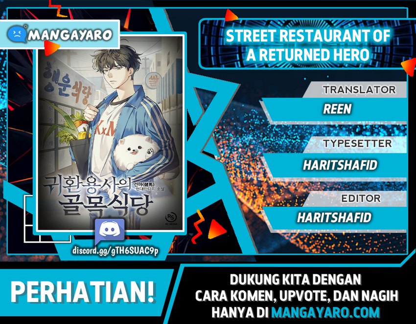 The Returning Warrior’s Alley Restaurant Chapter 07.1 Bahasa Indonesia