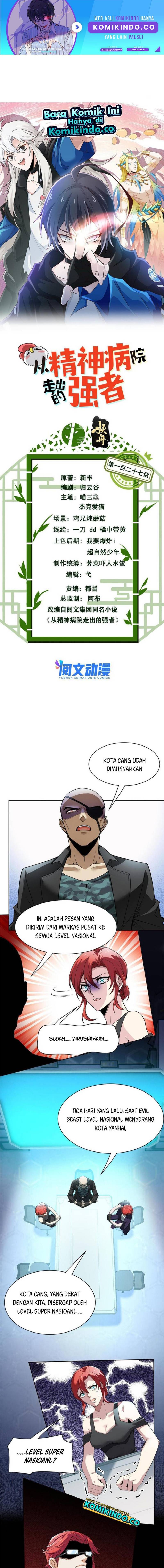 The Strong Man From the Mental Hospital Chapter 127 Bahasa Indonesia