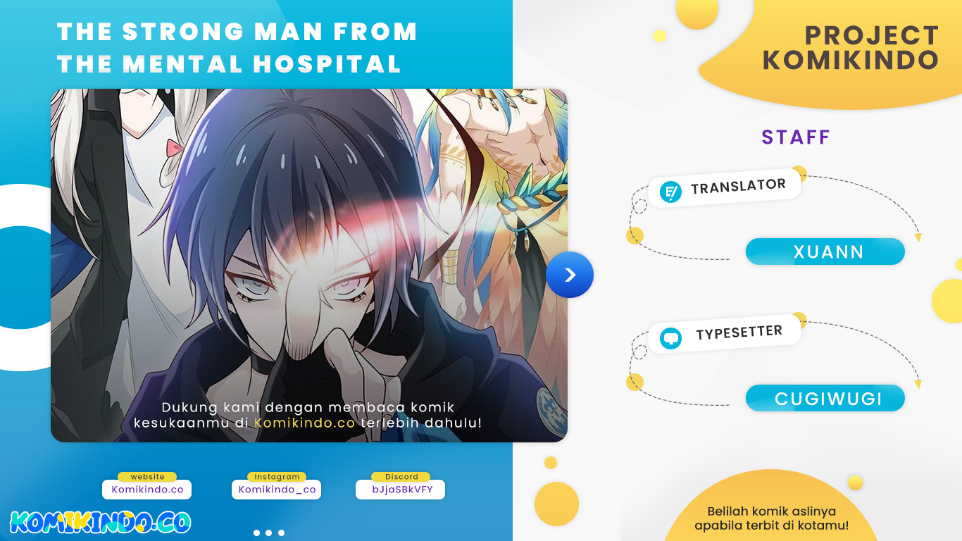 The Strong Man From the Mental Hospital Chapter 144 Bahasa Indonesia