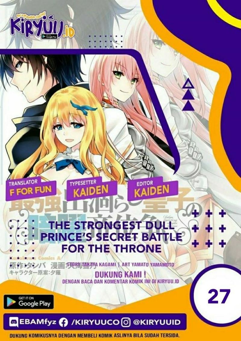The Strongest Dull Prince’s Secret Battle for the Throne Chapter 27 Bahasa Indonesia