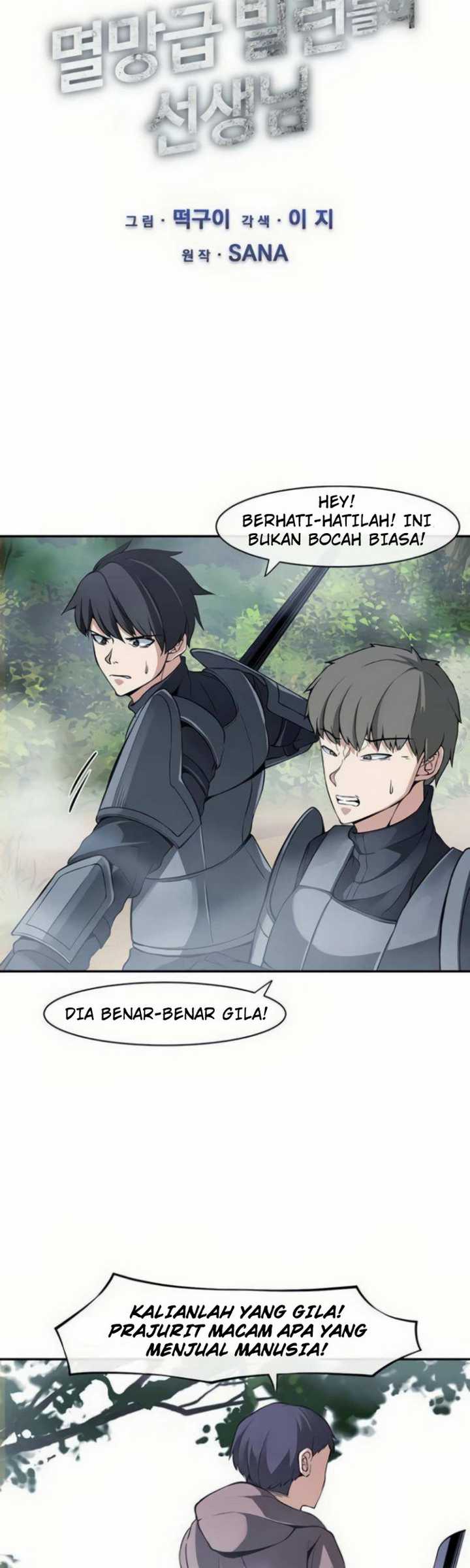 The Teacher of Perishable Villains Chapter 13.1 Bahasa Indonesia