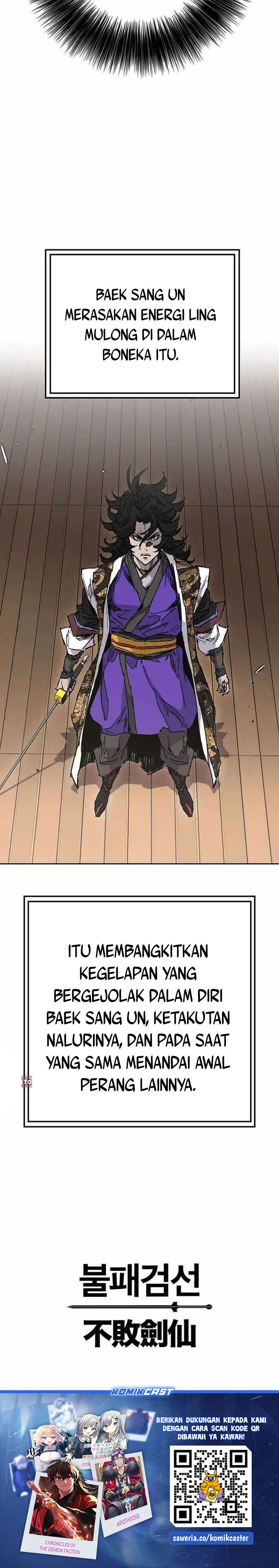 The Undefeatable Swordsman Chapter 275 Bahasa Indonesia