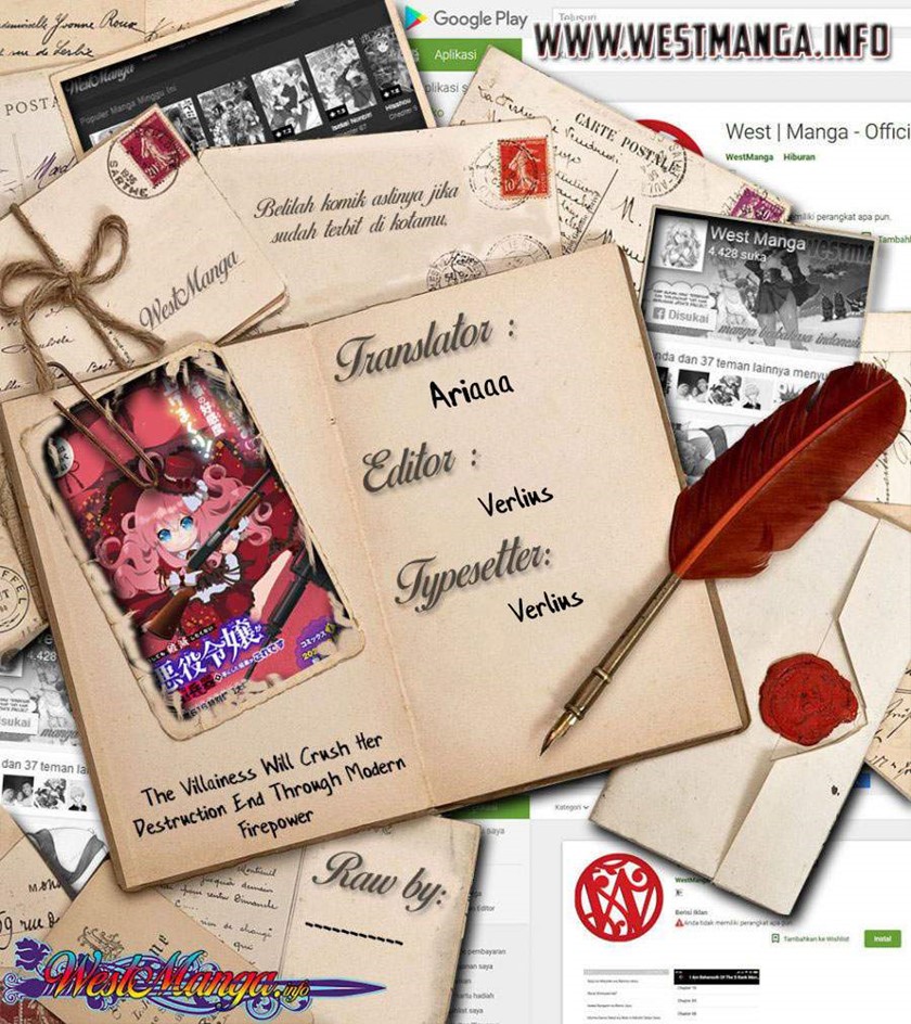 The Villainess Will Crush Her Destruction End Through Modern Firepower Chapter 55 Bahasa Indonesia