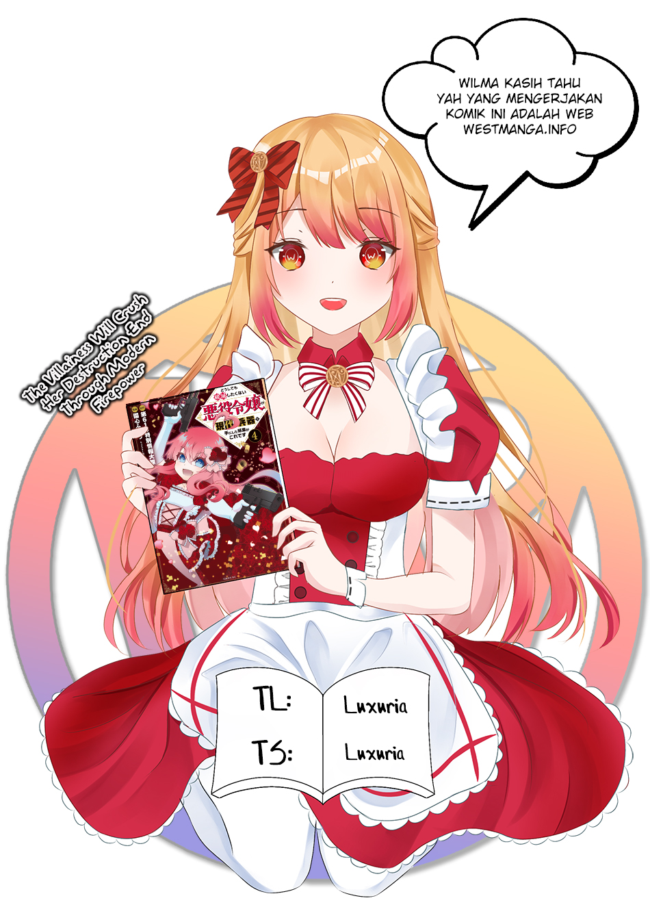 The Villainess Will Crush Her Destruction End Through Modern Firepower Chapter 65 Bahasa Indonesia