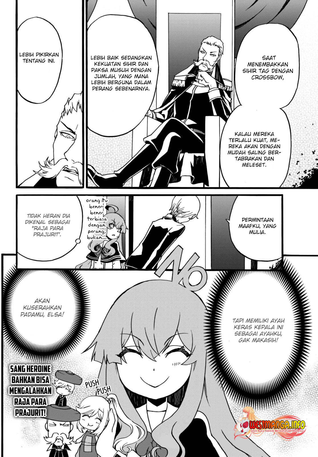 The Villainess Will Crush Her Destruction End Through Modern Firepower Chapter 65 Bahasa Indonesia