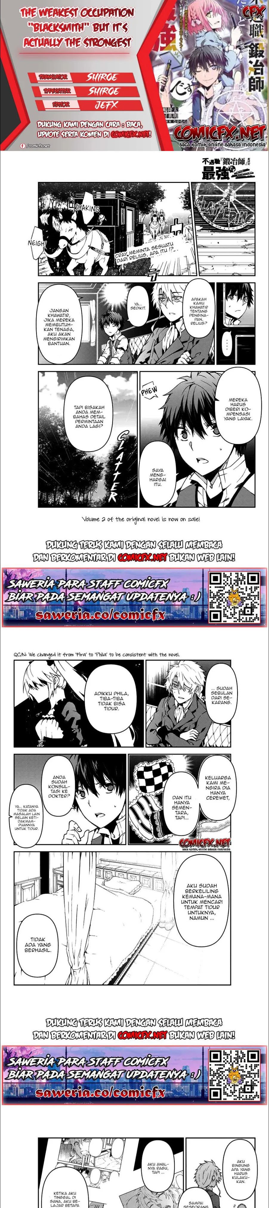 The Weakest Occupation “Blacksmith,” but It’s Actually the Strongest chapter 8