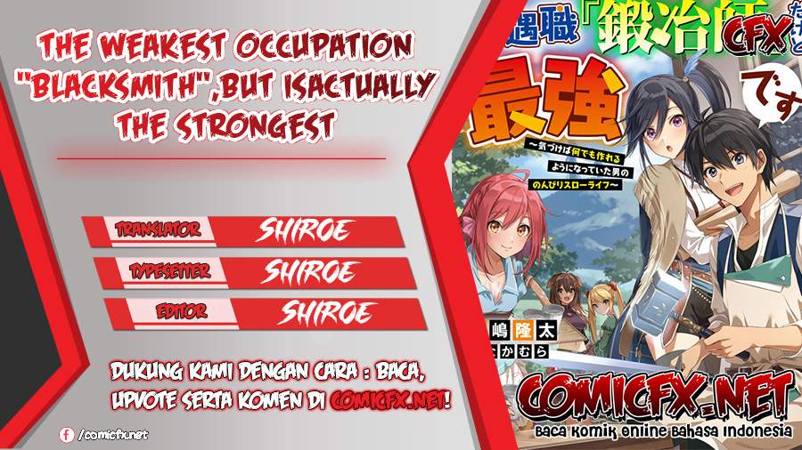 The Weakest Occupation “Blacksmith,” but It’s Actually the Strongest Chapter 15 Bahasa Indonesia