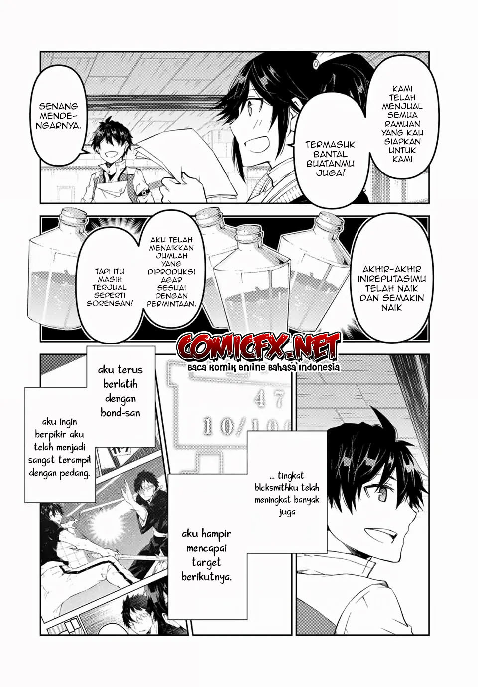 The Weakest Occupation “Blacksmith,” but It’s Actually the Strongest Chapter 46 Bahasa Indonesia