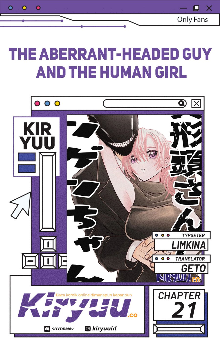 The Aberrant-Headed Guy and the Human Girl Chapter 21 Bahasa Indonesia