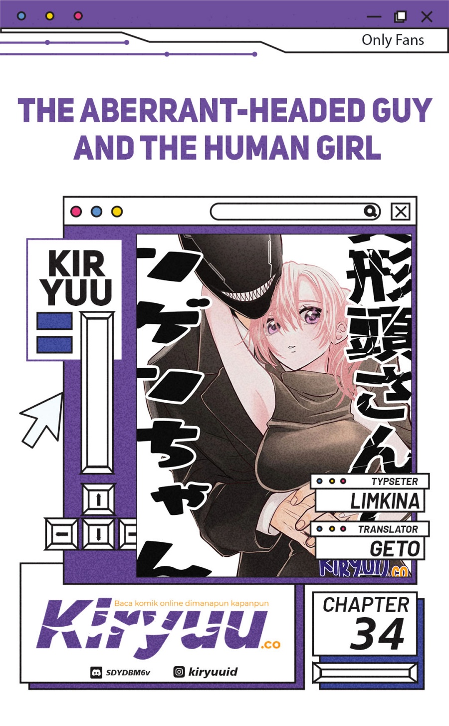 The Aberrant-Headed Guy and the Human Girl Chapter 34 Bahasa Indonesia