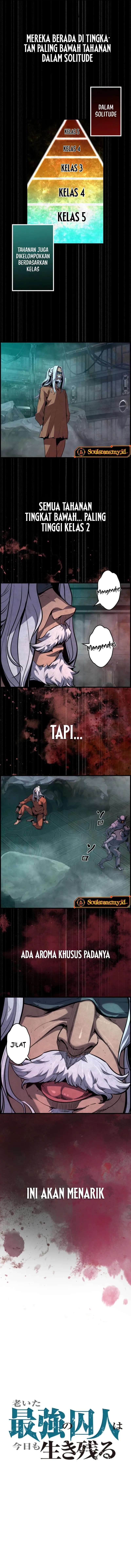 The Aged Strongest Prisoner Survives Again Today Chapter 01 Bahasa Indonesia