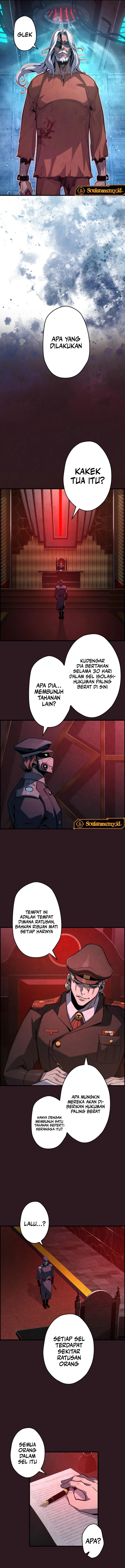 The Aged Strongest Prisoner Survives Again Today Chapter 01 Bahasa Indonesia