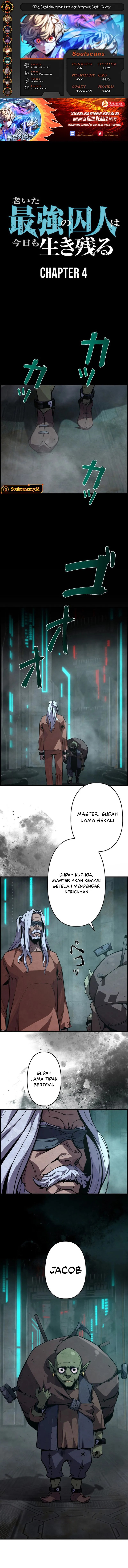 The Aged Strongest Prisoner Survives Again Today Chapter 04 Bahasa Indonesia