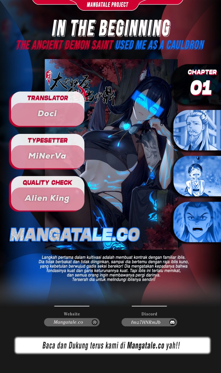 The Ancient Demonic Saint Used Me as the Cauldron in the Beginning Chapter 01 Bahasa Indonesia