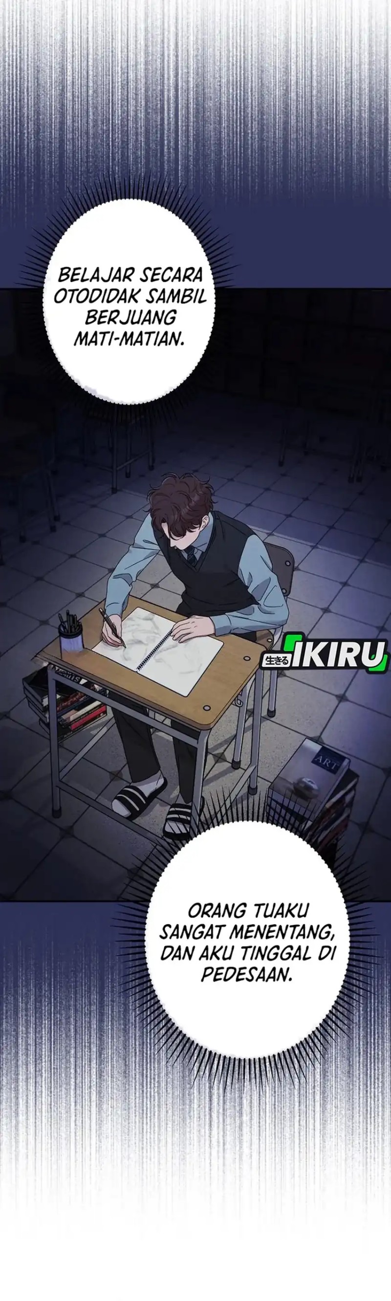 The Art Student Who Lived Twice Chapter 47 Bahasa Indonesia