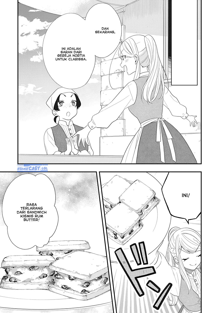 The Banished Villainess! Living the Leisurely Life of a Nun Making Revolutionary Church Food Chapter 29 Bahasa Indonesia