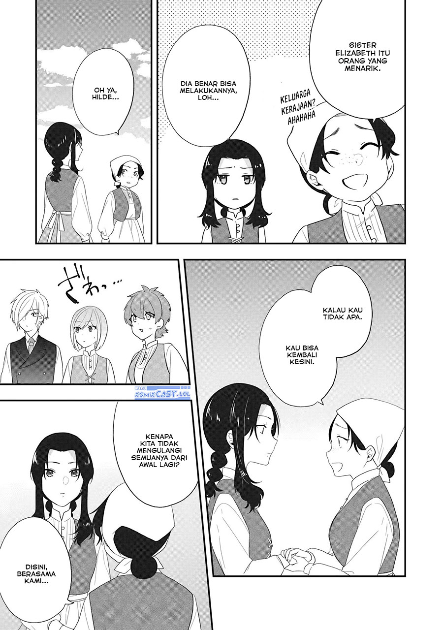 The Banished Villainess! Living the Leisurely Life of a Nun Making Revolutionary Church Food Chapter 29 Bahasa Indonesia