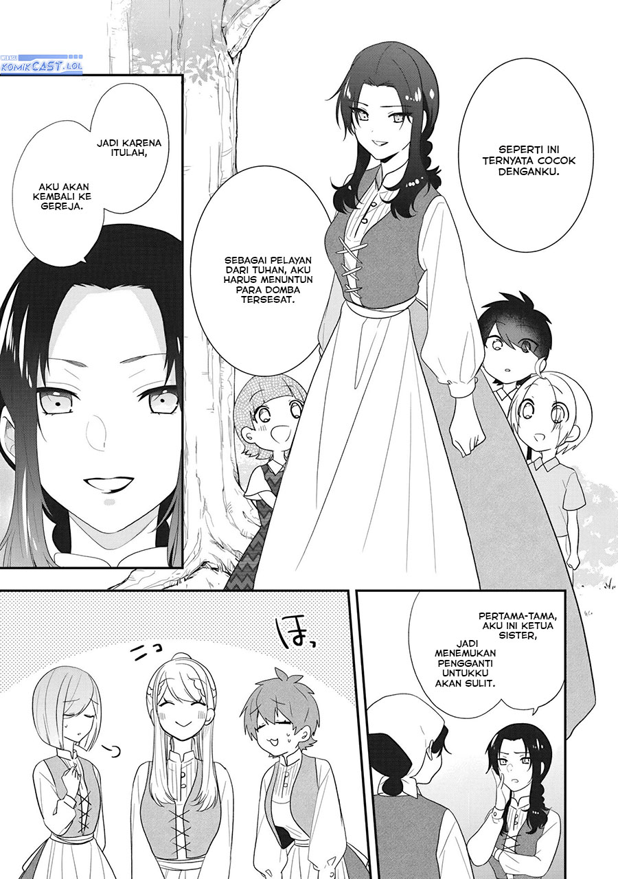 The Banished Villainess! Living the Leisurely Life of a Nun Making Revolutionary Church Food Chapter 29 Bahasa Indonesia