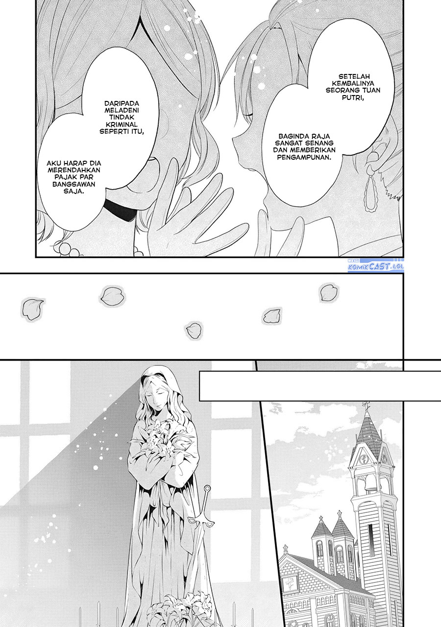 The Banished Villainess! Living the Leisurely Life of a Nun Making Revolutionary Church Food Chapter 29 Bahasa Indonesia