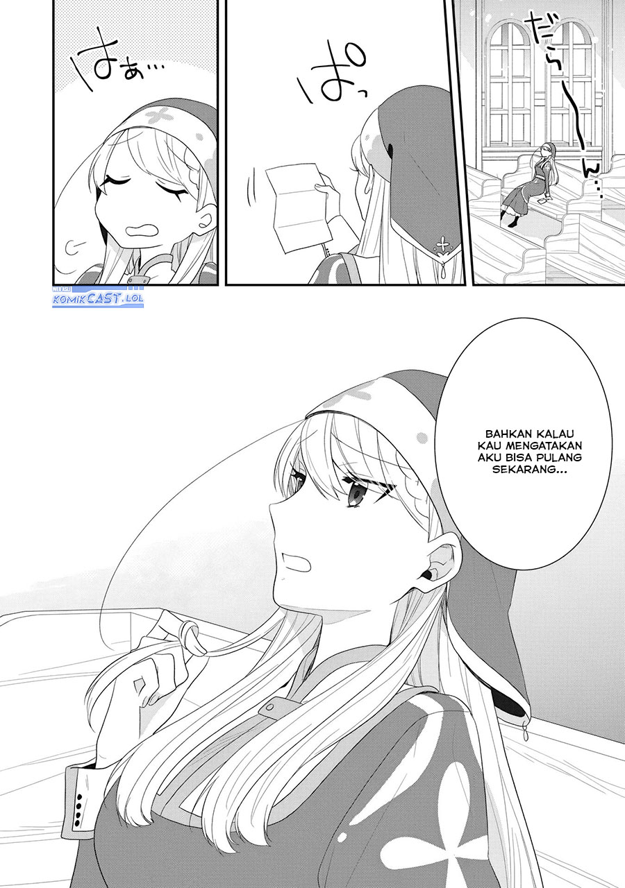 The Banished Villainess! Living the Leisurely Life of a Nun Making Revolutionary Church Food Chapter 29 Bahasa Indonesia