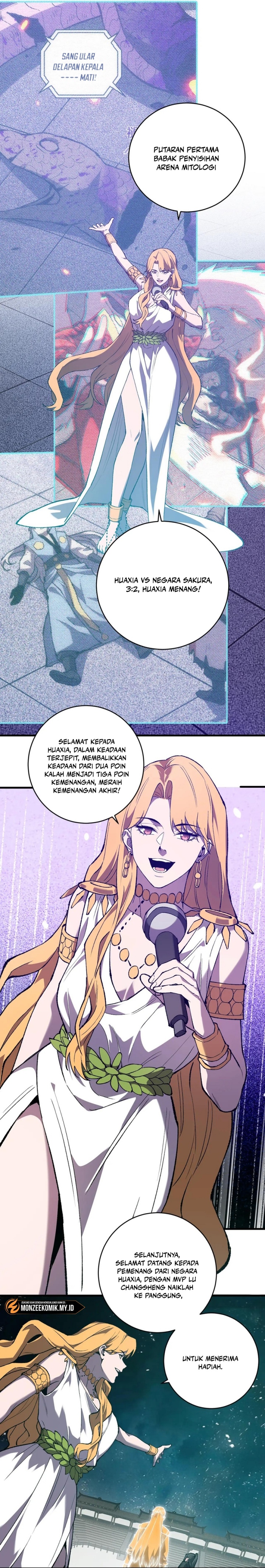 The Battle of Nations: I will subdue the world through pangu Chapter 19 Bahasa Indonesia