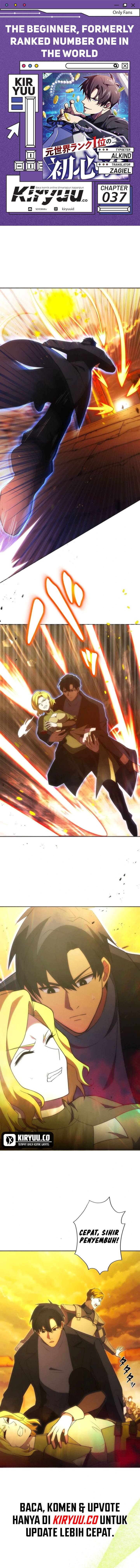 The Beginner, Formerly Ranked Number One in the World chapter 37