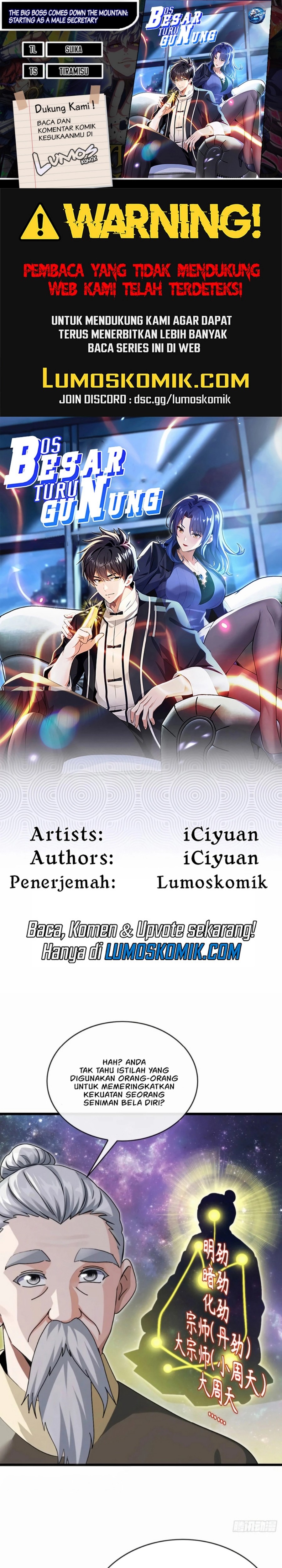 The Big Boss Comes Down the Mountain: Starting as a Male Secretary Chapter 30 Bahasa Indonesia