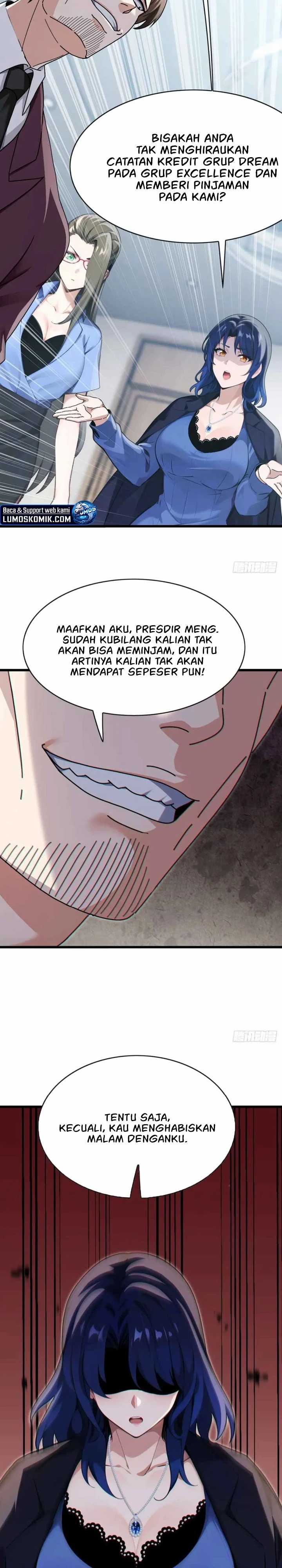 The Big Boss Comes Down the Mountain: Starting as a Male Secretary Chapter 34 Bahasa Indonesia
