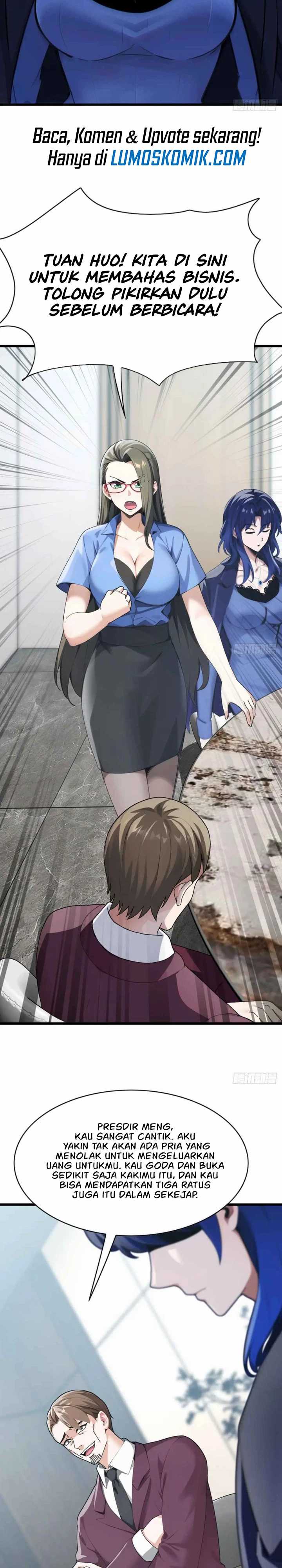 The Big Boss Comes Down the Mountain: Starting as a Male Secretary Chapter 34 Bahasa Indonesia