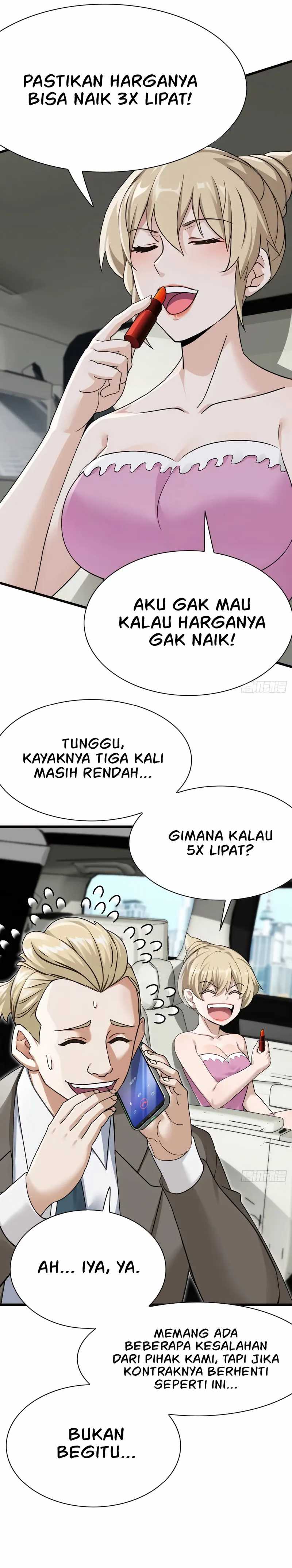 The Big Boss Comes Down the Mountain: Starting as a Male Secretary Chapter 58 Bahasa Indonesia