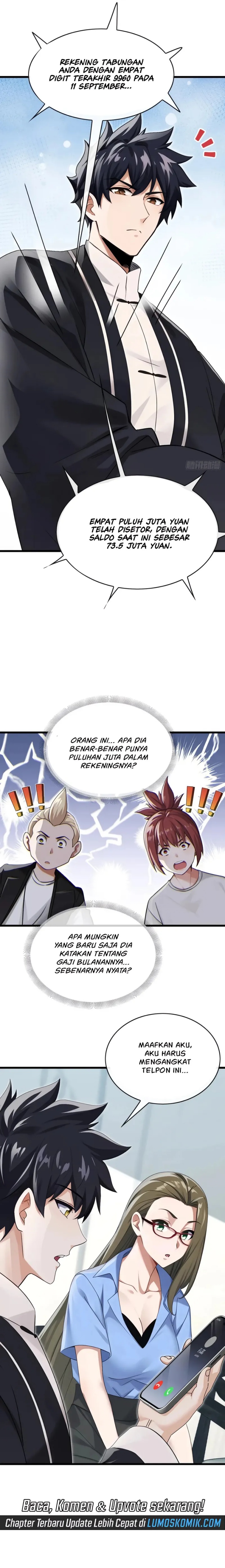 The Big Boss Comes Down the Mountain: Starting as a Male Secretary Chapter 64 Bahasa Indonesia