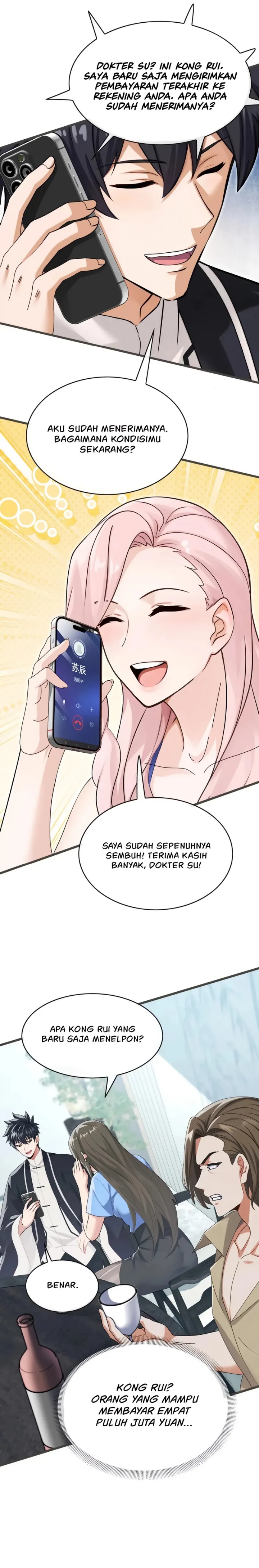 The Big Boss Comes Down the Mountain: Starting as a Male Secretary Chapter 64 Bahasa Indonesia