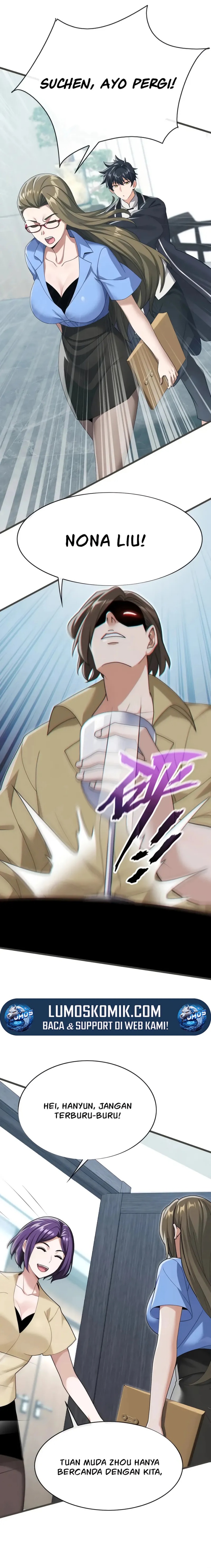 The Big Boss Comes Down the Mountain: Starting as a Male Secretary Chapter 64 Bahasa Indonesia