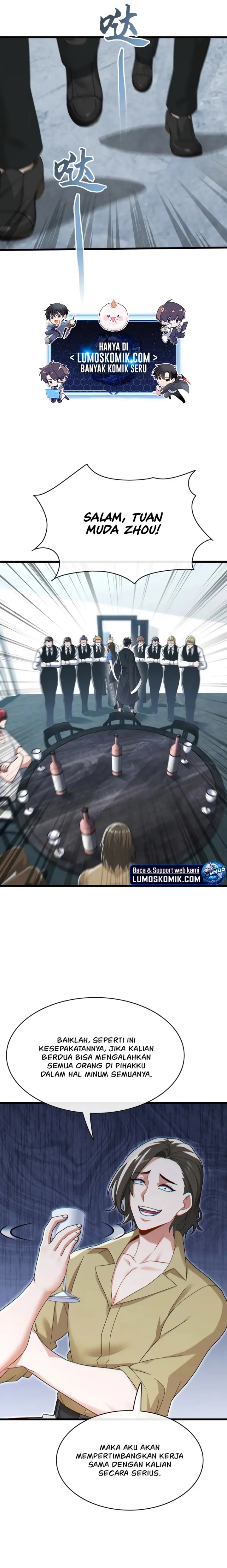 The Big Boss Comes Down the Mountain: Starting as a Male Secretary Chapter 64 Bahasa Indonesia