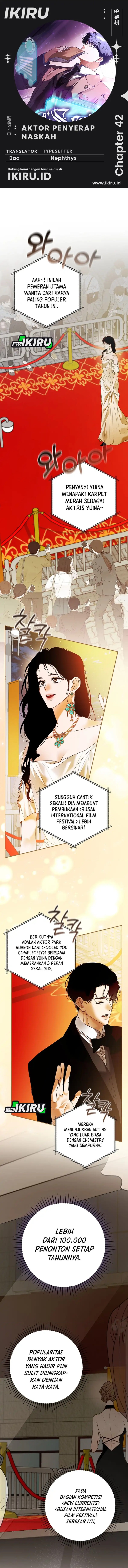 The Book-Eating Actor Chapter 42 Bahasa Indonesia