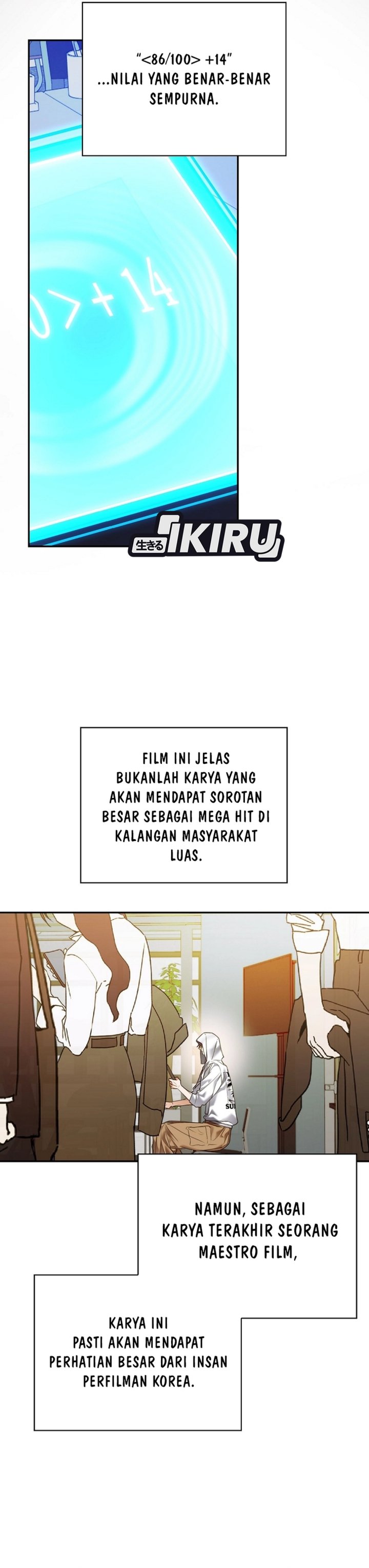 The Book-Eating Actor Chapter 43 Bahasa Indonesia