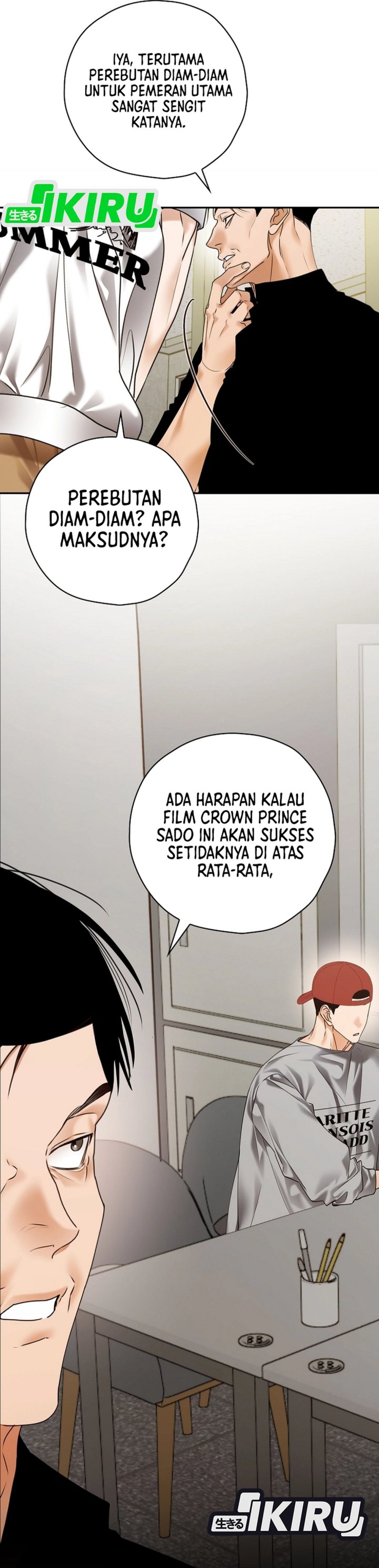 The Book-Eating Actor Chapter 43 Bahasa Indonesia
