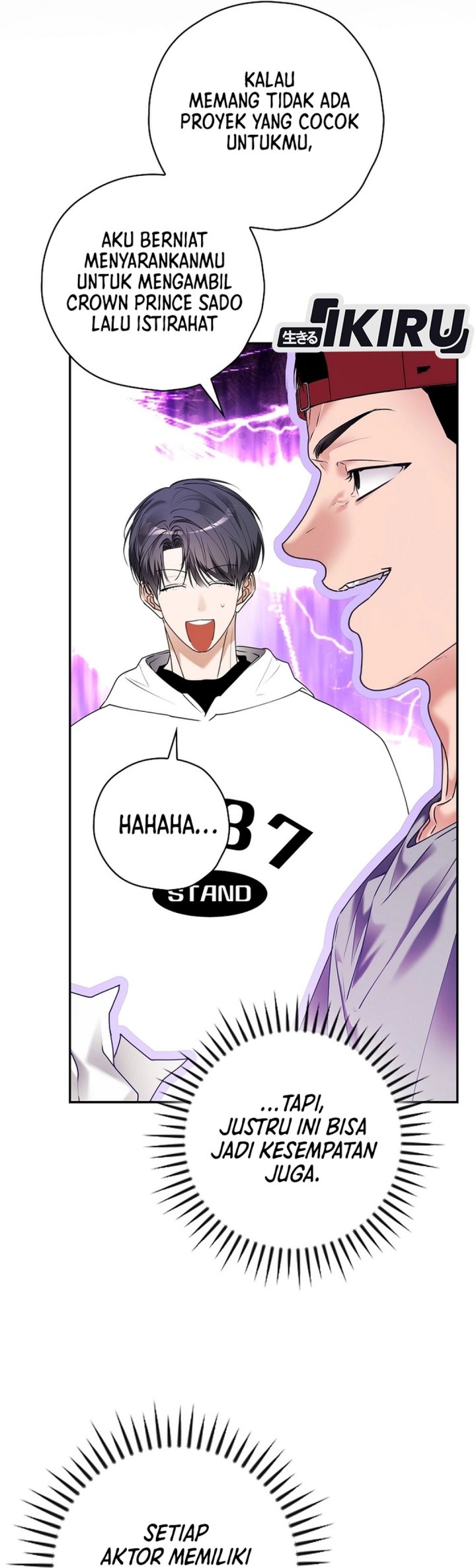 The Book-Eating Actor Chapter 43 Bahasa Indonesia