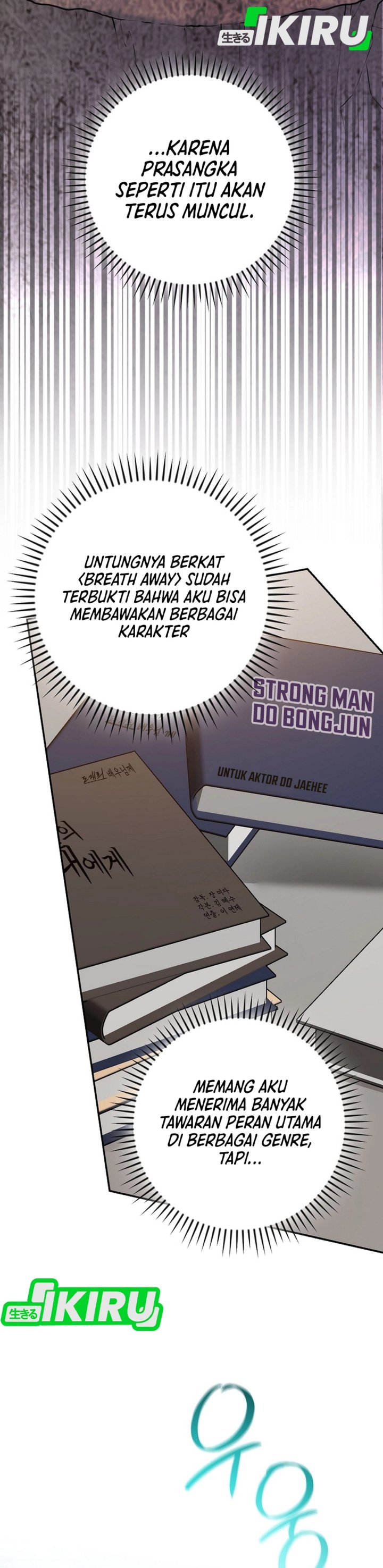 The Book-Eating Actor Chapter 43 Bahasa Indonesia