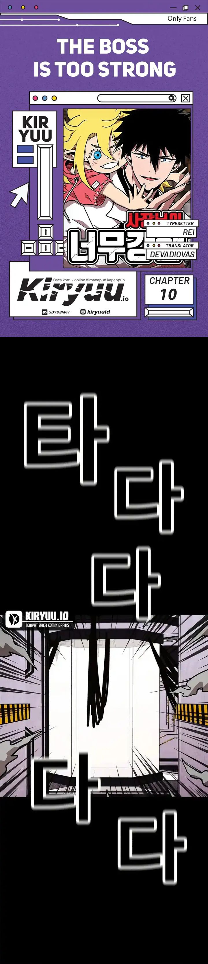 The Boss Is Too Strong Chapter 10 Bahasa Indonesia