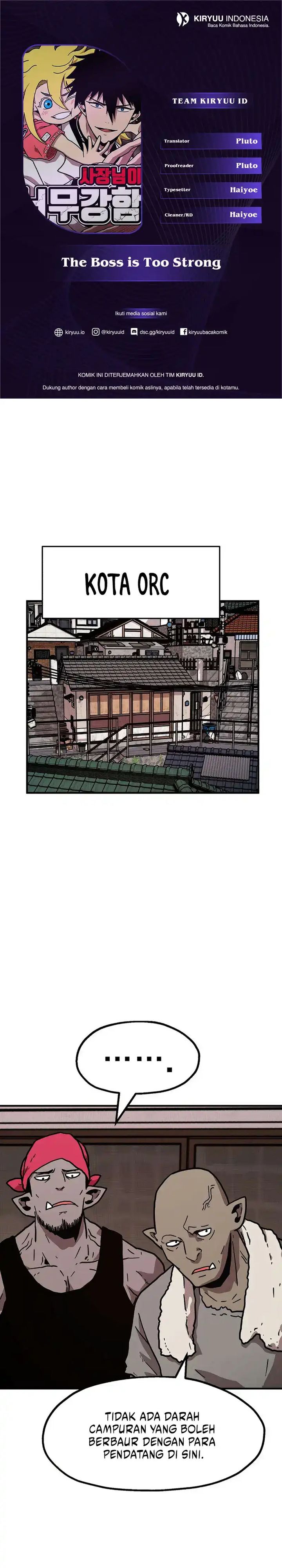 The Boss Is Too Strong Chapter 12 Bahasa Indonesia