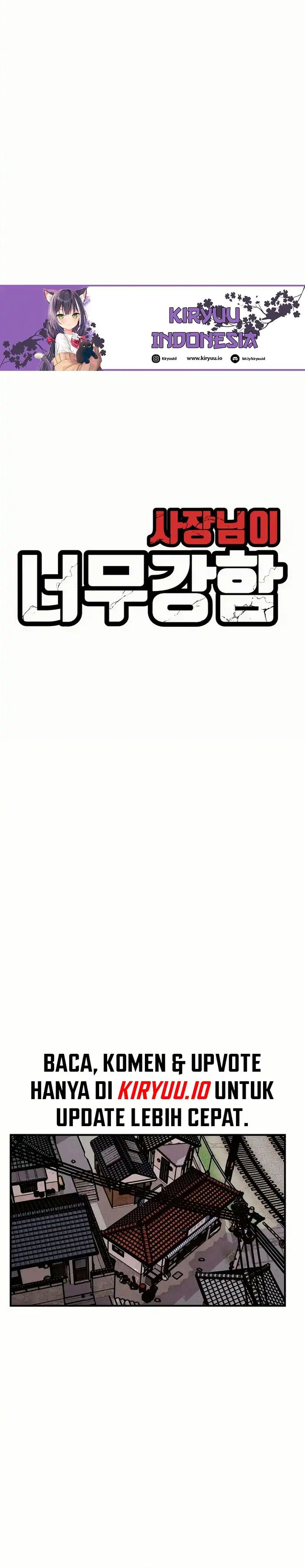 The Boss Is Too Strong Chapter 13 Bahasa Indonesia