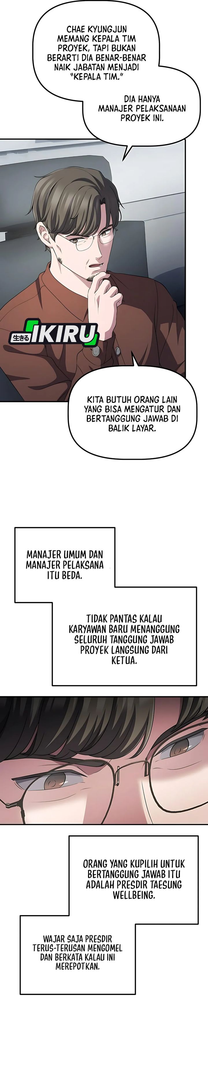 The Corporate Underdog Who Does Everything Right Chapter 51 Bahasa Indonesia