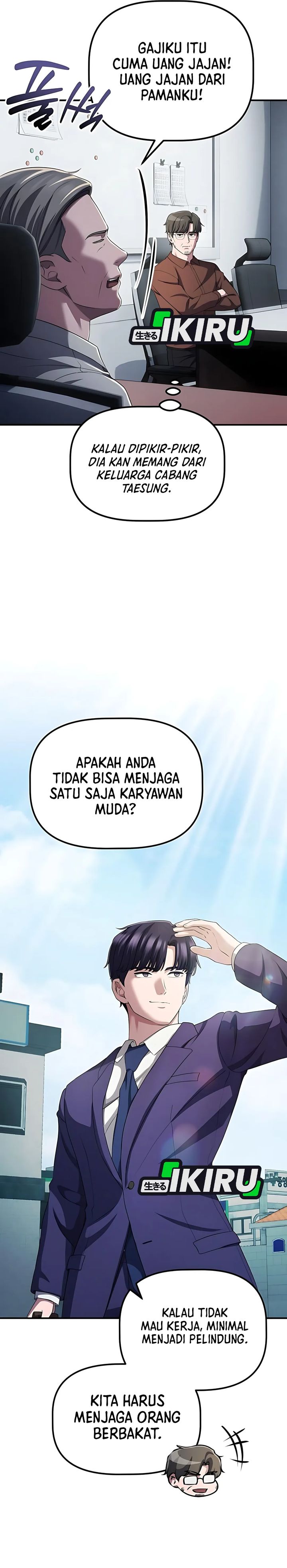 The Corporate Underdog Who Does Everything Right Chapter 51 Bahasa Indonesia