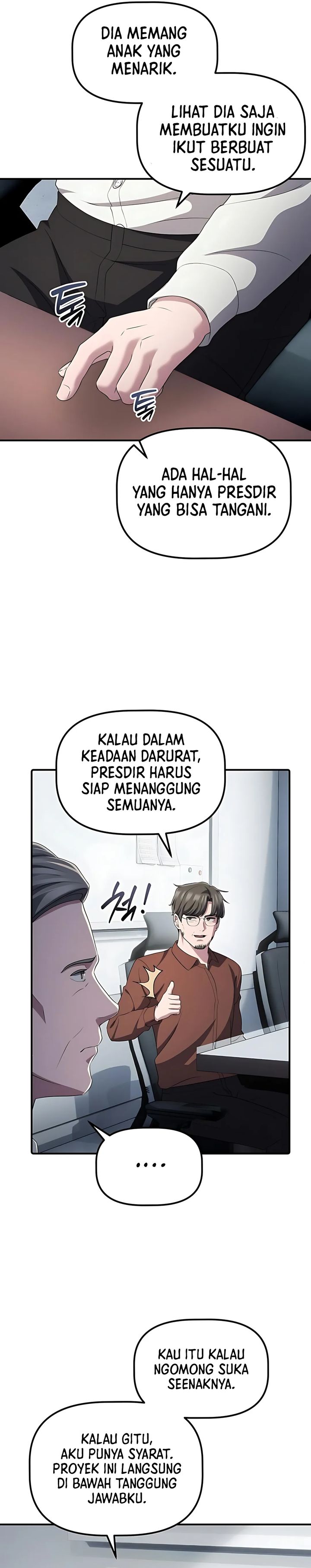 The Corporate Underdog Who Does Everything Right Chapter 51 Bahasa Indonesia