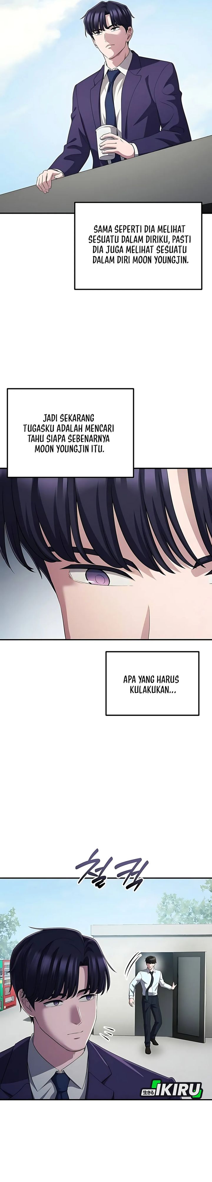 The Corporate Underdog Who Does Everything Right Chapter 54 Bahasa Indonesia