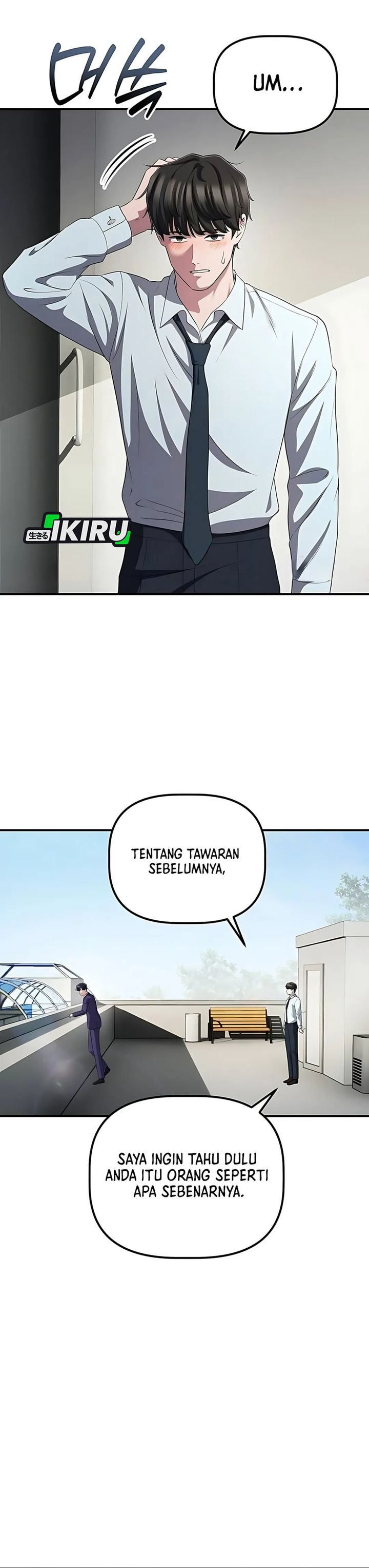 The Corporate Underdog Who Does Everything Right Chapter 54 Bahasa Indonesia