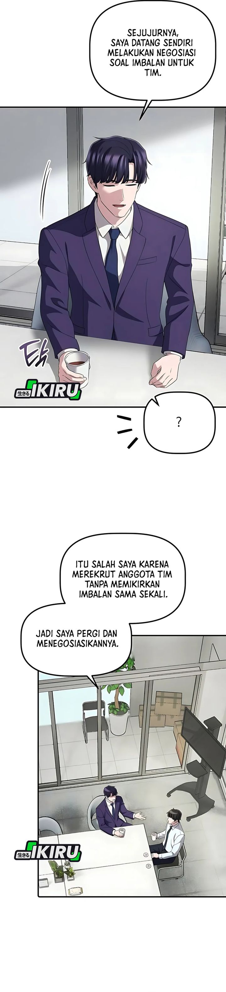The Corporate Underdog Who Does Everything Right Chapter 54 Bahasa Indonesia